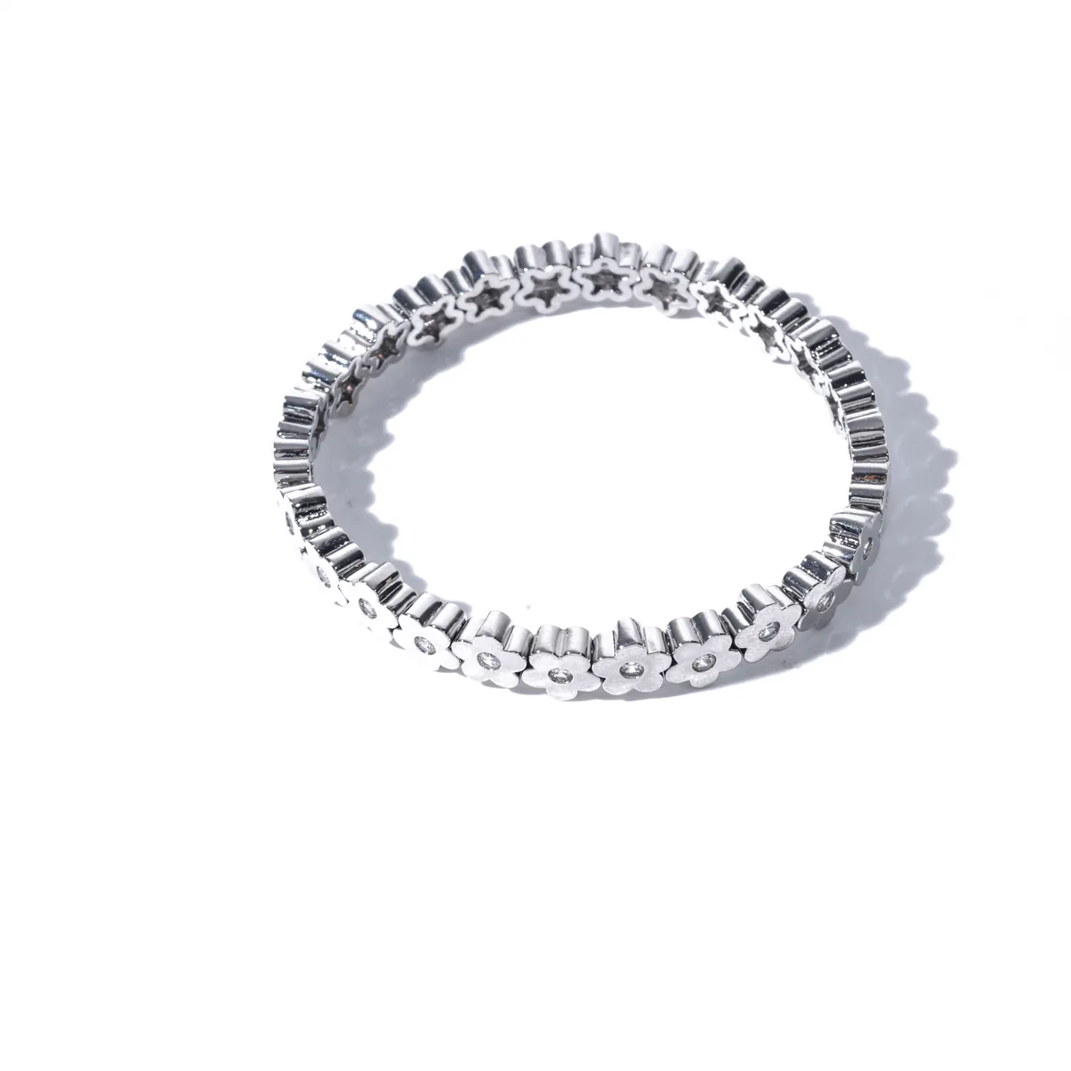 Star Cutout Textured Bangle — view 1