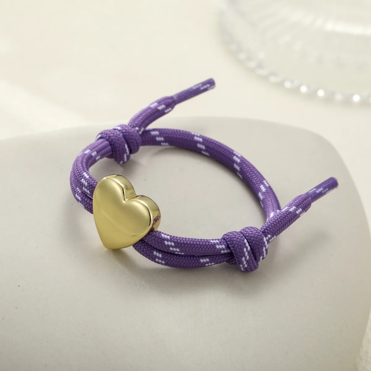Heart Cord Bracelet — view 1