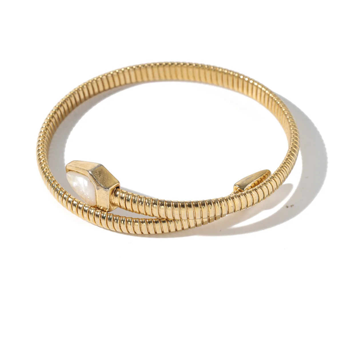 Snake Chain Cuff Bracelet — view 1