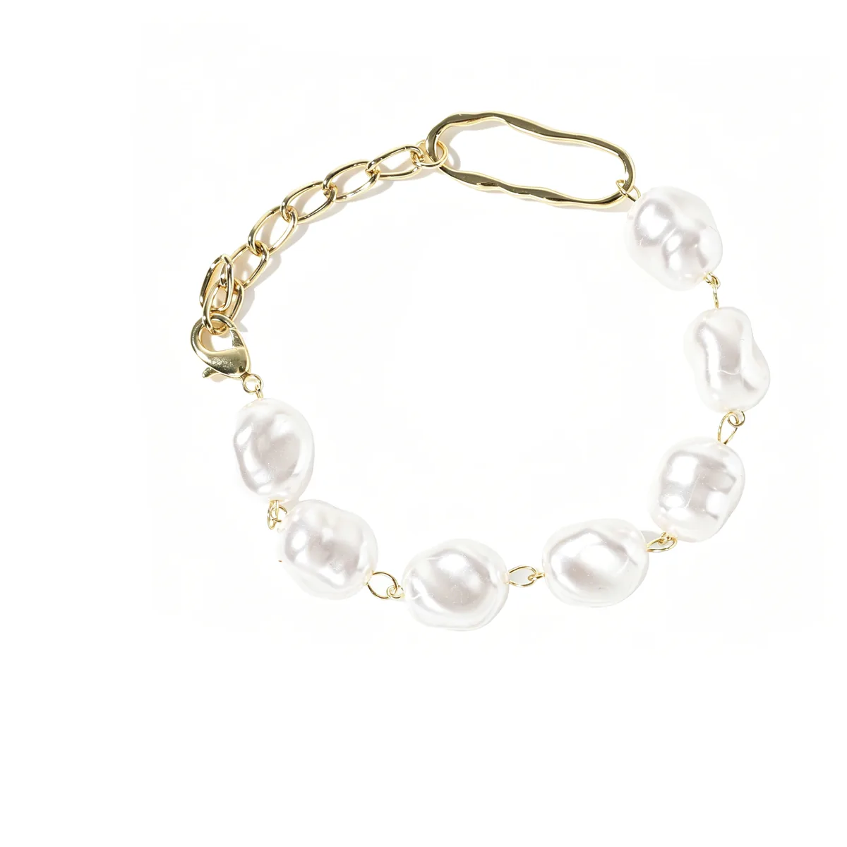 Irregular Bead Link Bracelet — view 1