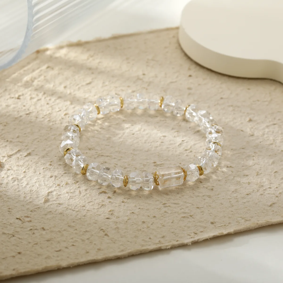 Clear Chip Stretch Bracelet — view 1