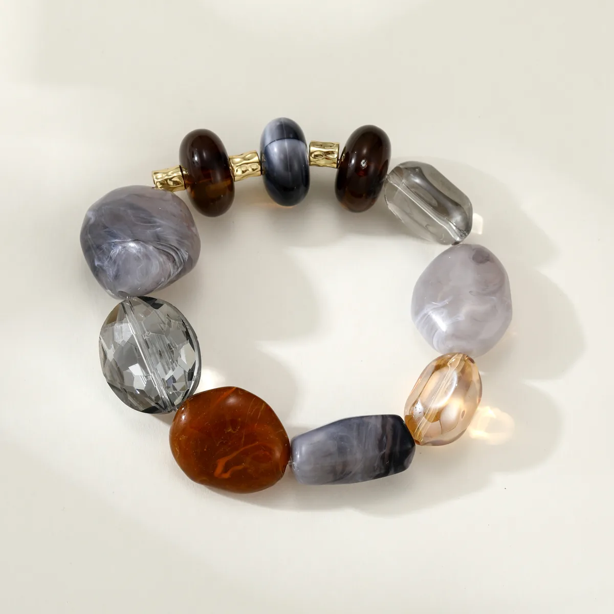 Smoky Chunky Bead Bracelet — view 1