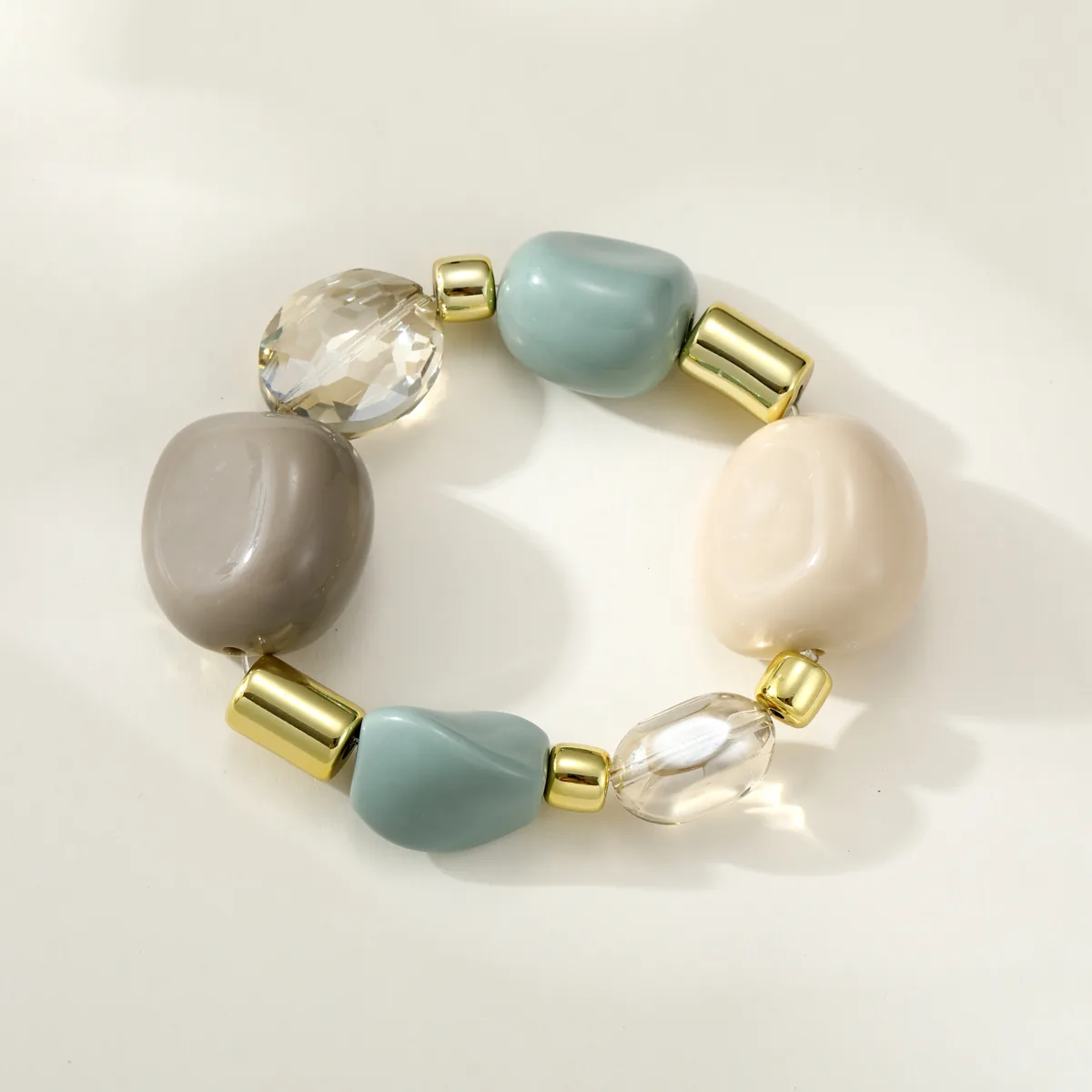 Sculpted Mixed Bead Bracelet — view 1