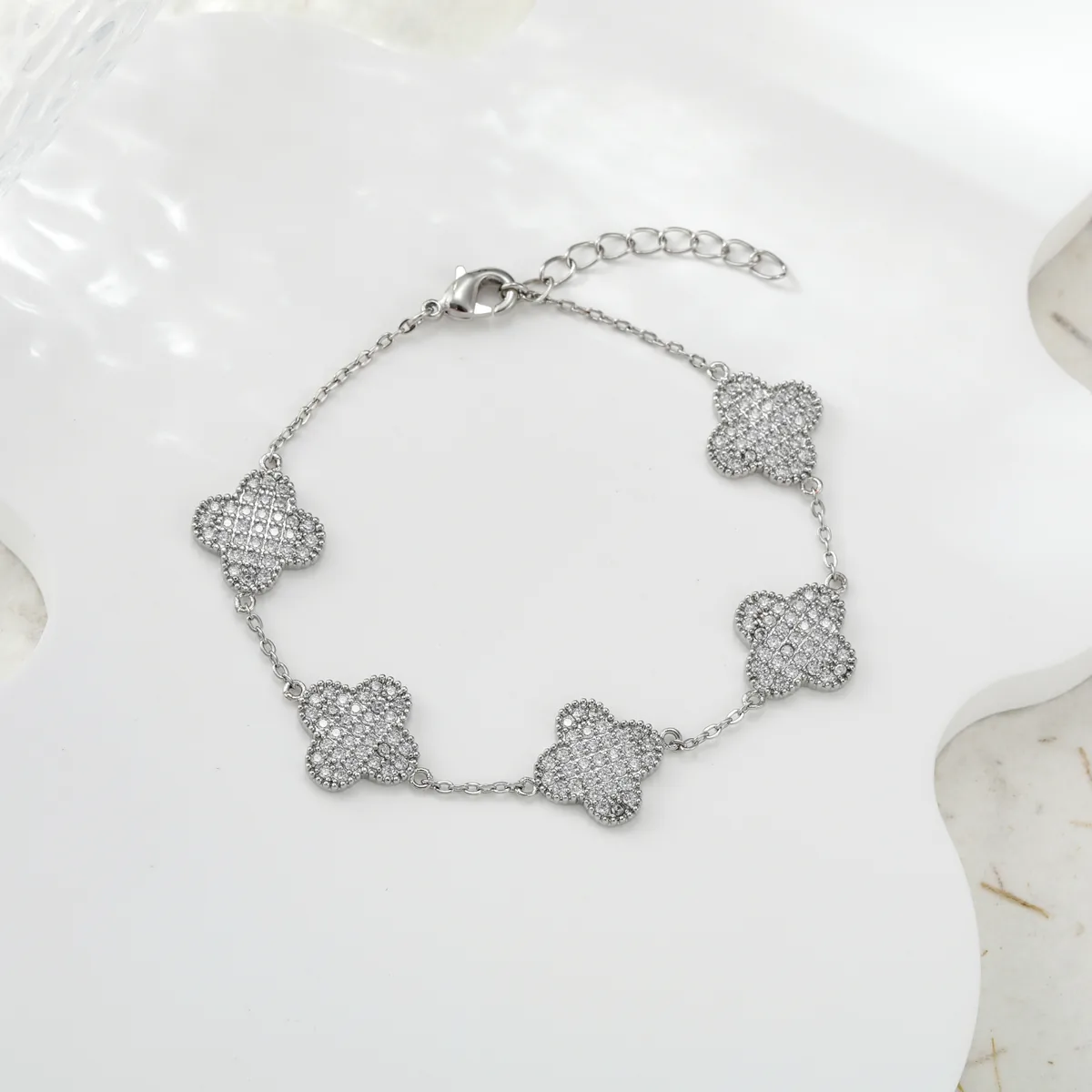 Five Clover Station Bracelet — view 1