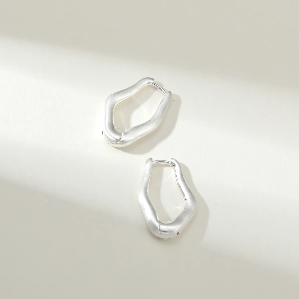 Organic Outline Stud Earrings — view 1